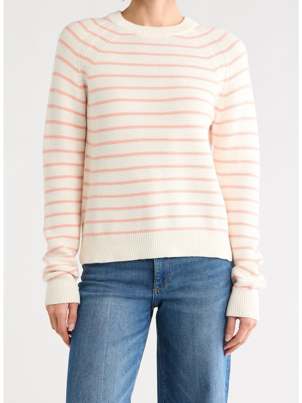 French Connection Mozart Stripe Crewneck